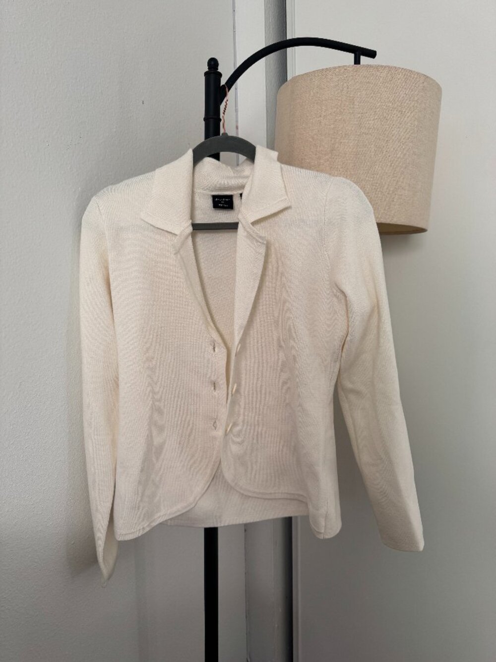 Devotion by Cyrus cream sweater blazer